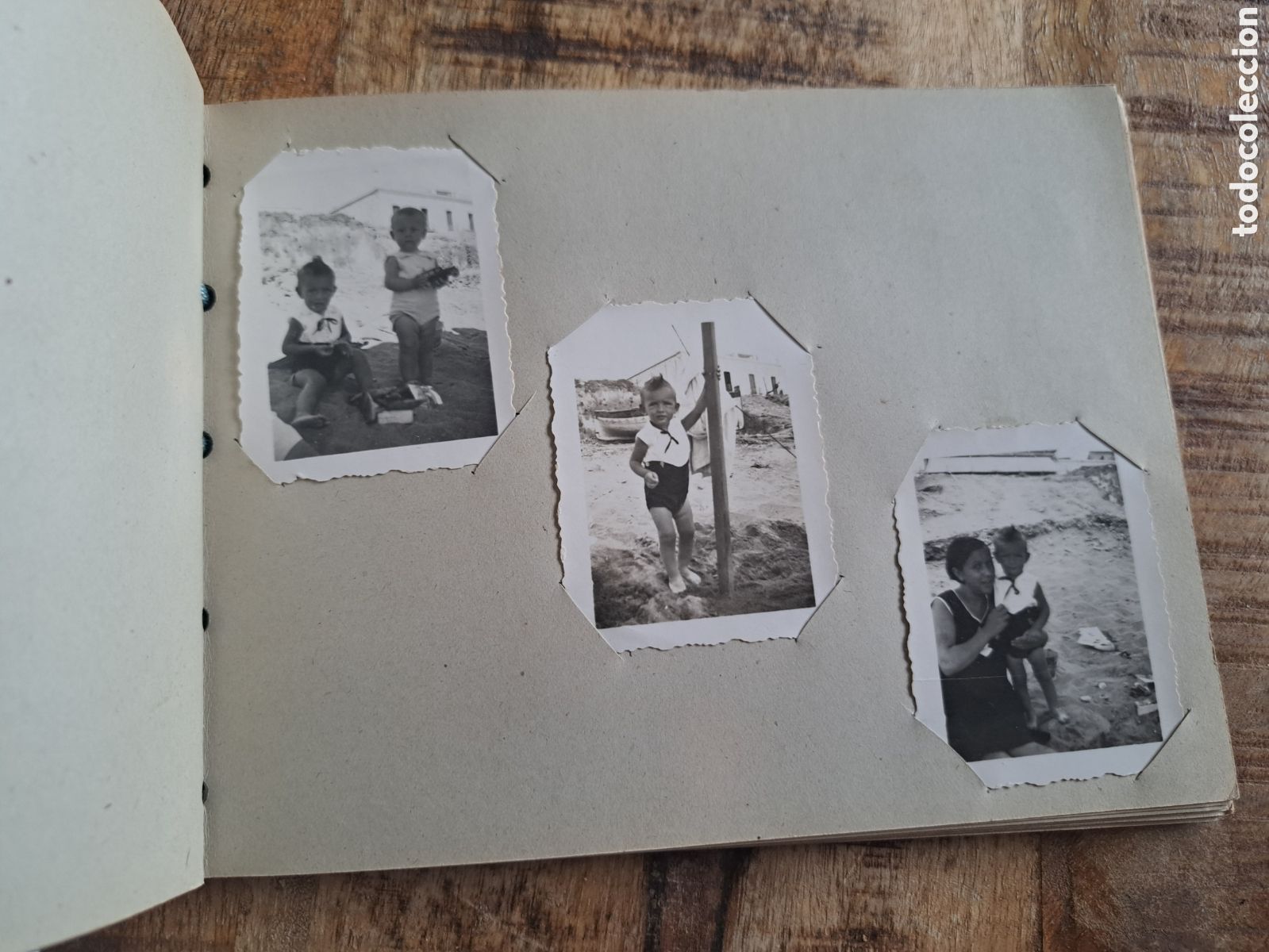 Fotograf&iacute;a antigua: Jml Antiguo Album fotos procedente Familia pudiente Cuevas del Almanzora, veraneo Garrucha, Almeria.