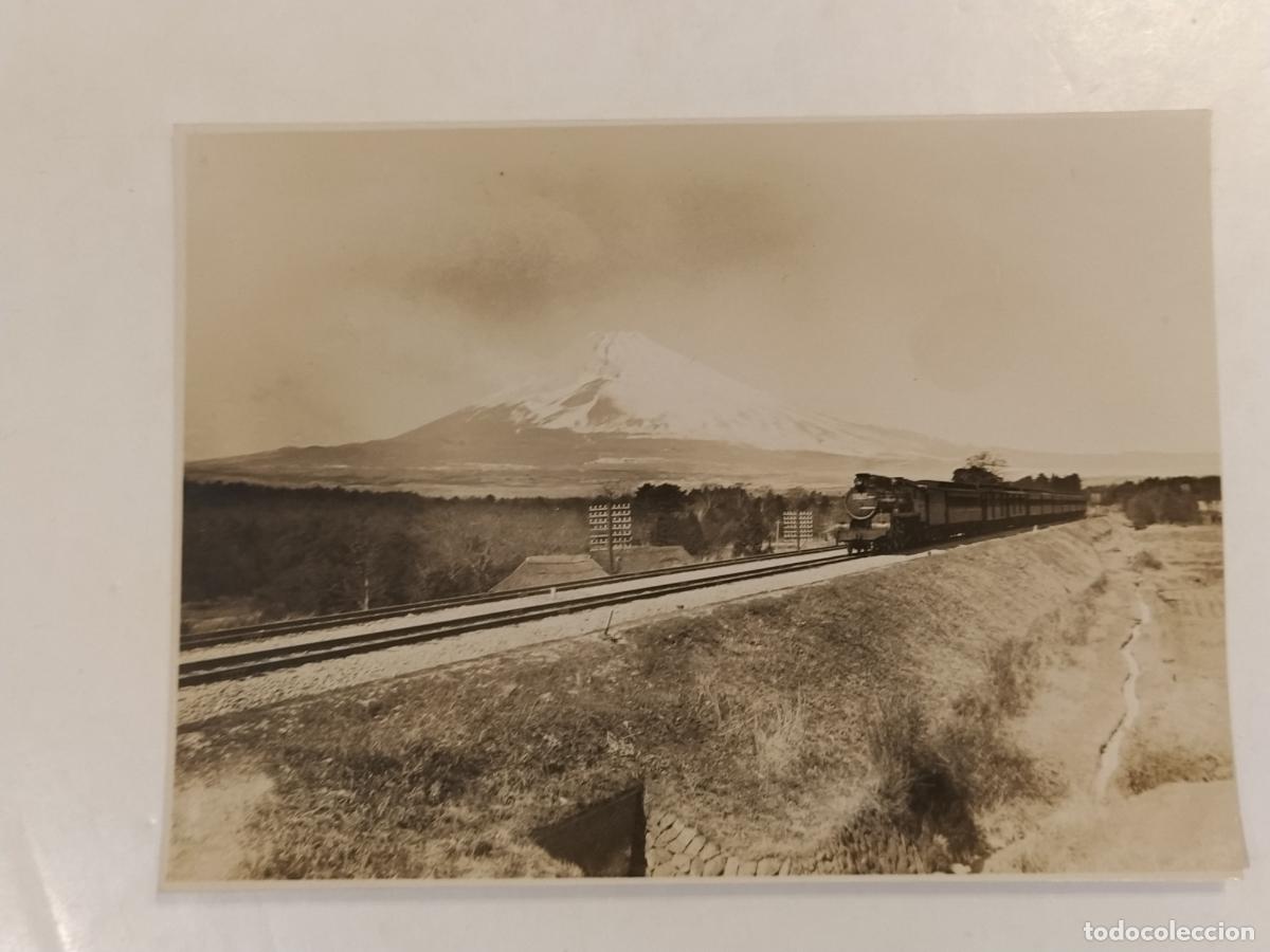 Photographie ancienne: JAPON - FERROCARRIL - VOLCAN - FOTOGRAFIA ANTIGUA DE PRENSA - 7