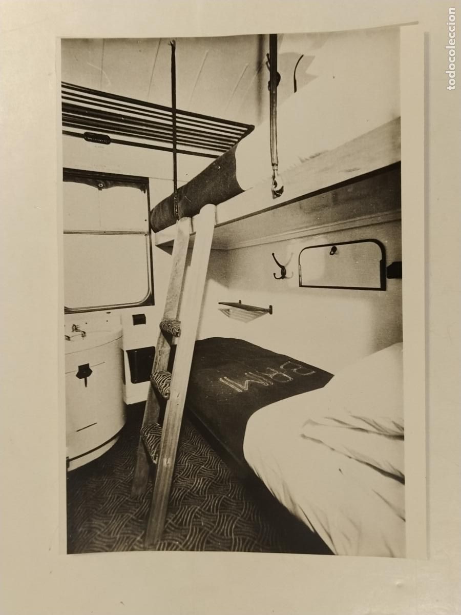 Fotografia antica: INGLARERRA - INTERIOR DORMITORIO FERROCARRILES - FOTOGRAFIA ANTIGUA DE PRENSA - 10