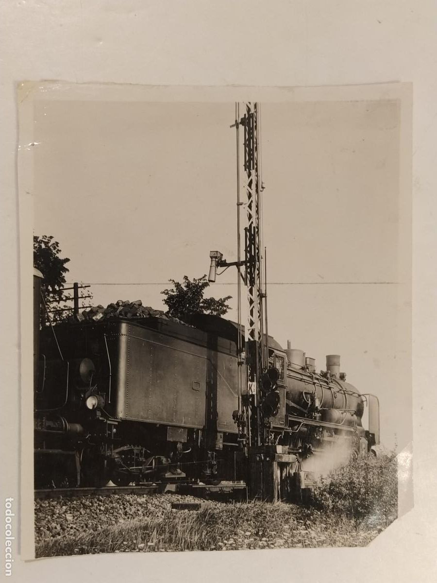Fotografia antica: TREN FERROCARRIL - FOTOGRAFIA ANTIGUA DE PRENSA O EDITORIAL - 11
