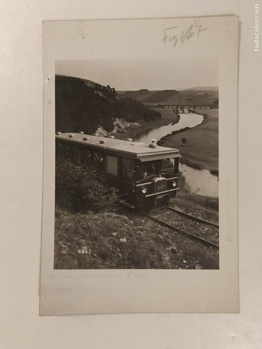 Fotografia antica: TREN FERROCARRIL - FOTOGRAFIA ANTIGUA DE PRENSA O EDITORIAL - 13