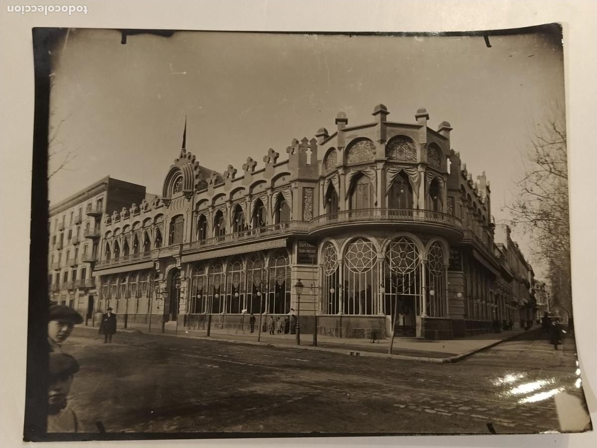 Antique Photography: BARCELONA - CAFE COLON - FOTOGRAFIA ANTIGUA DE PRENSA O EDITORIAL - 46