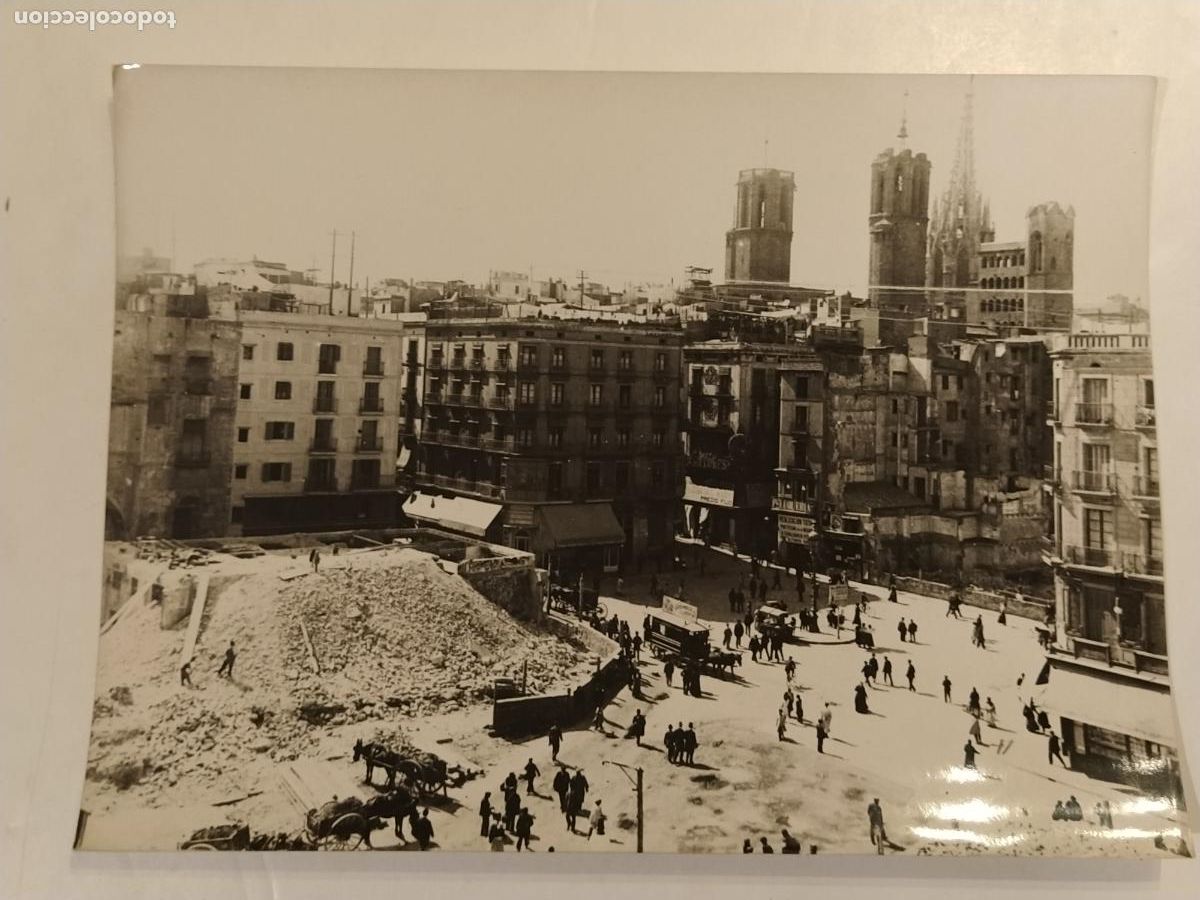Fotografia antica: BARCELONA - APERTURA VIA LAYETANA - FOTOGRAFIA ANTIGUA DE PRENSA O EDITORIAL - 47