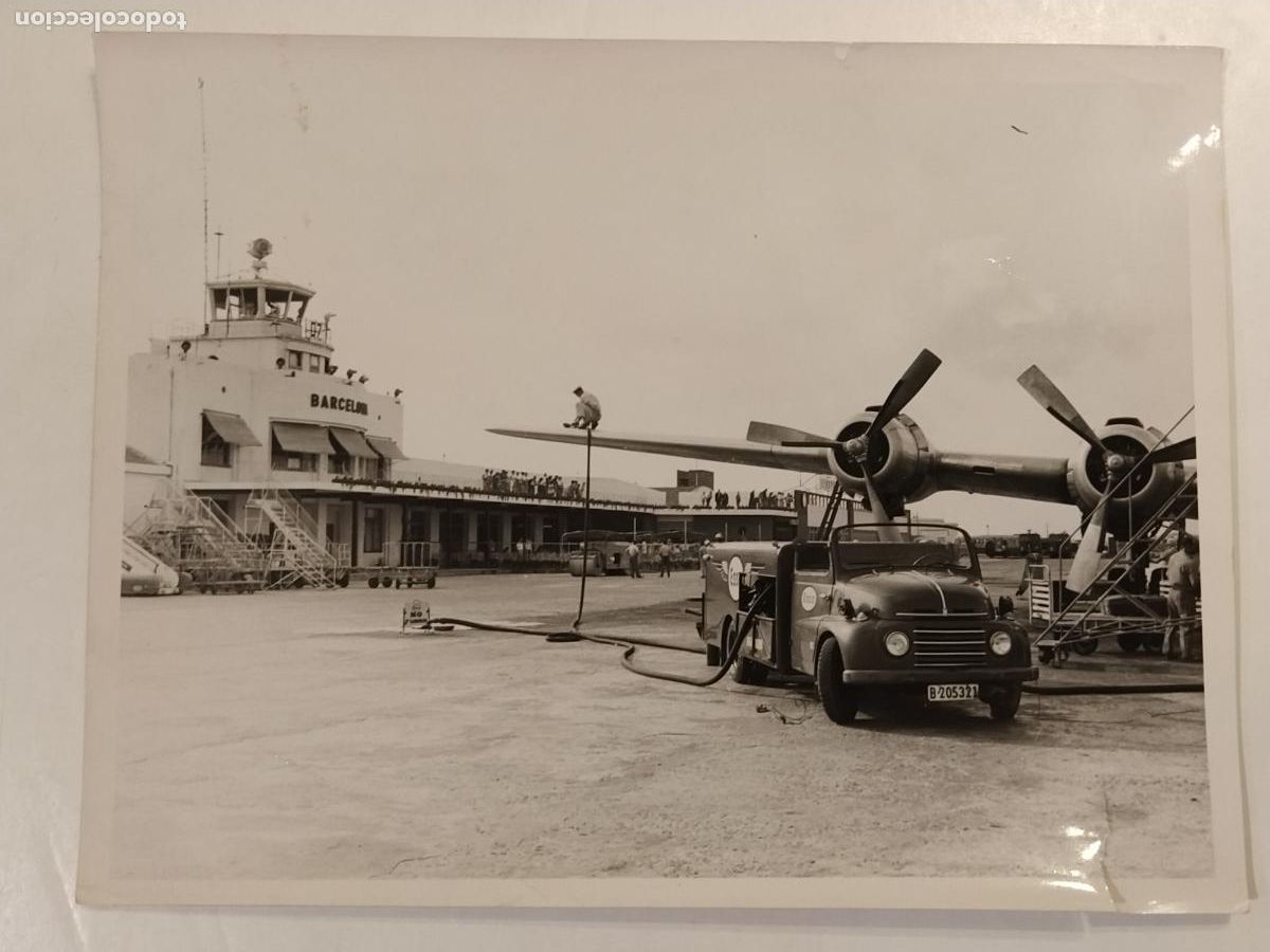 Antique Photography: EL PRAT DEL LLOBREGAT - AEROPUERTO - FOTOGRAFIA ANTIGUA DE PRENSA O EDITORIAL - 60