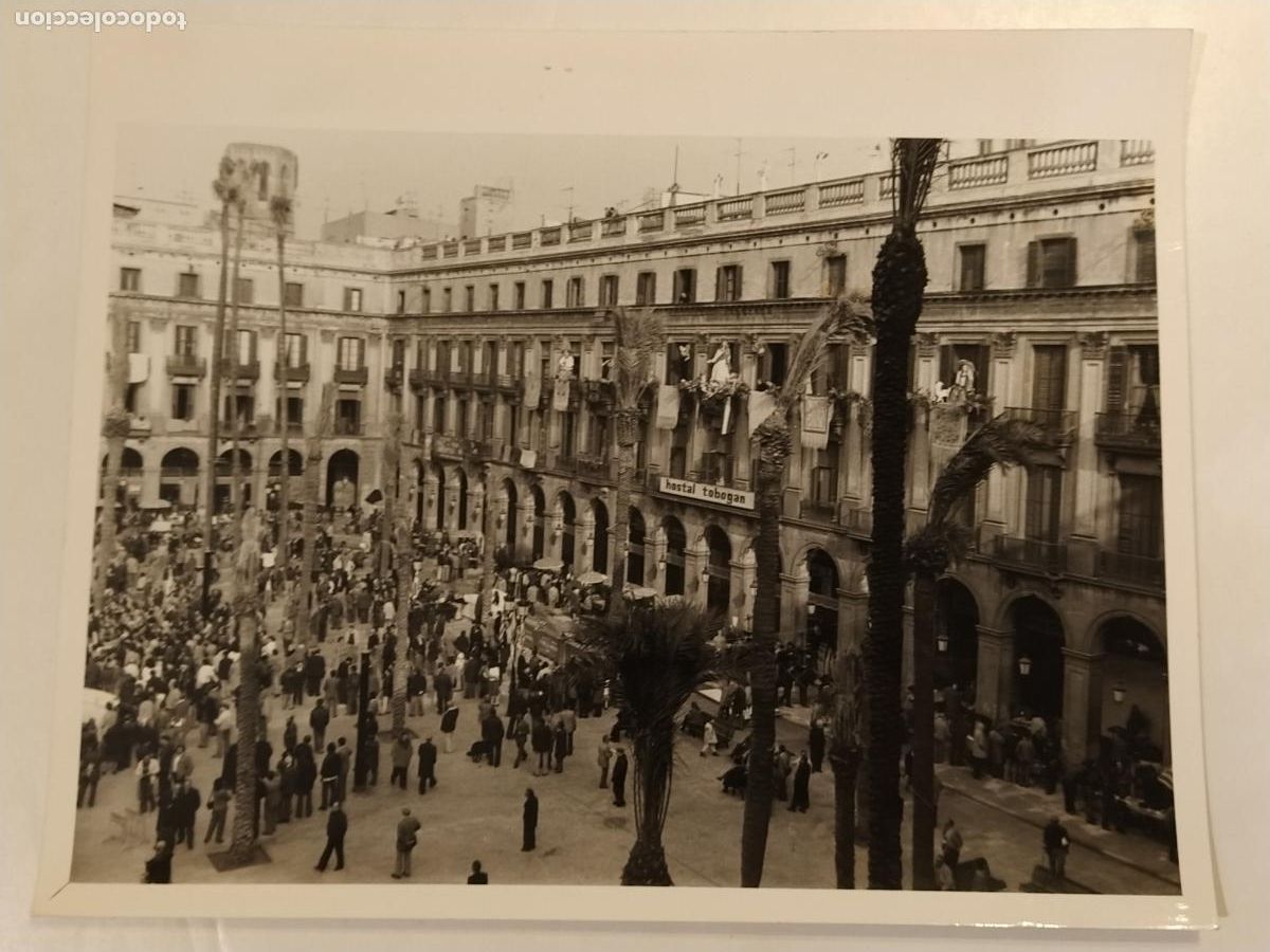 Fotograf&iacute;a antigua: BARCELONA - PLAZA REAL - HOSTAL TOBOGAN - FOTOGRAFIA ANTIGUA DE PRENSA O EDITORIAL - 69
