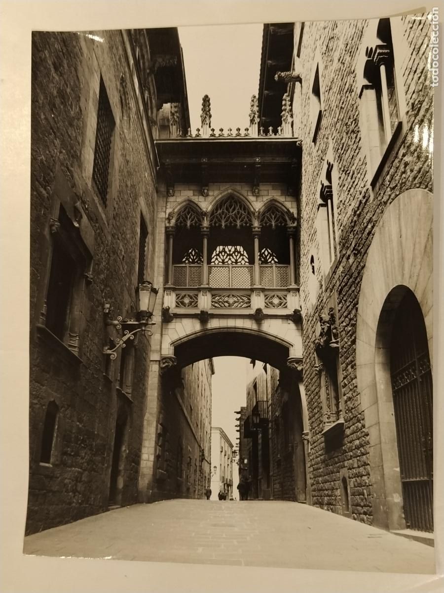 Fotografia antica: BARCELONA - ARCO DE LA DIPUTACION - ALICIA NOE FOTO- FOTOGRAFIA ANTIGUA DE PRENSA O EDITORIAL - 90