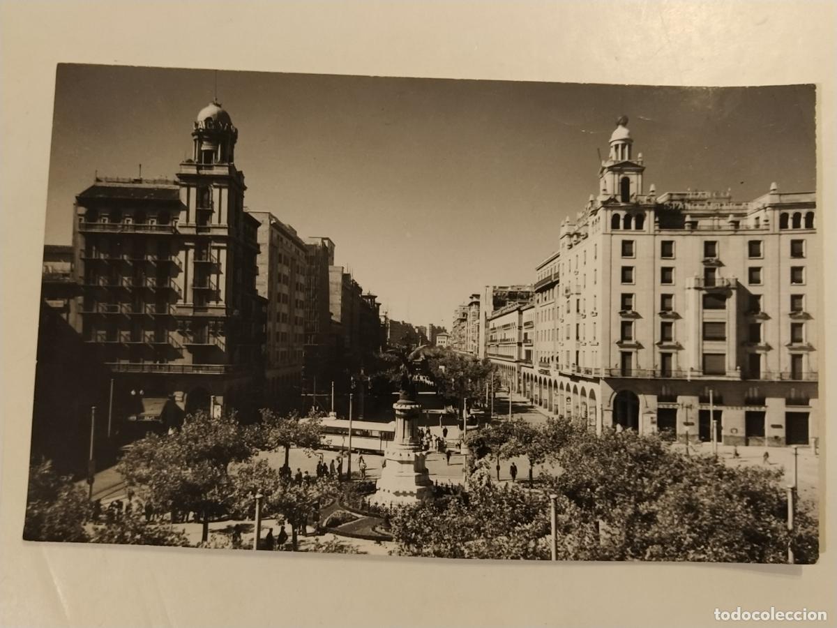 Alte Fotografie: ZARAGOZA - PASEO DE LA INDEPENDENCIA - FOTOGRAFIA ANTIGUA DE PRENSA O EDITORIAL - 91