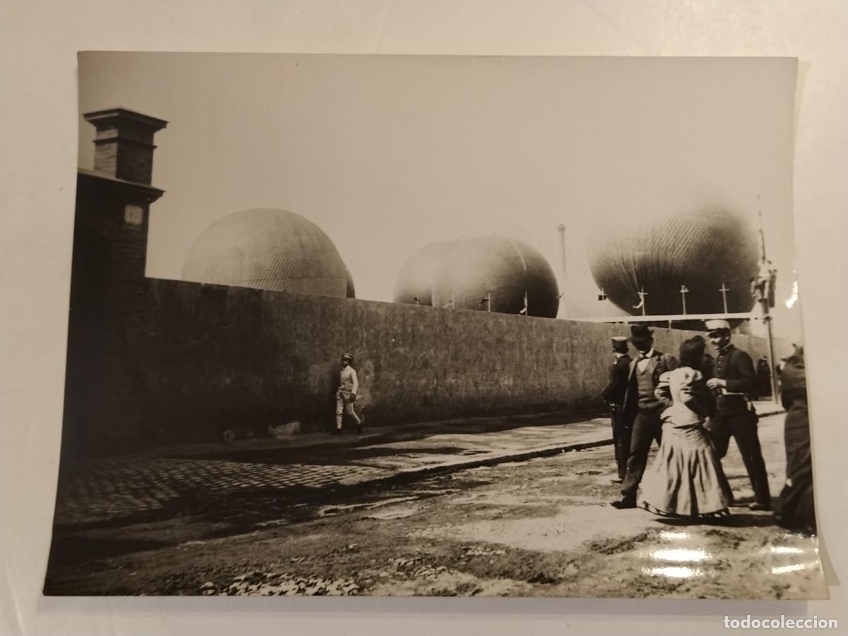 Alte Fotografie: BARCELONA - EXPOSICION DE GLOBOS - FOTOGRAFIA ANTIGUA DE PRENSA O EDITORIAL - 105