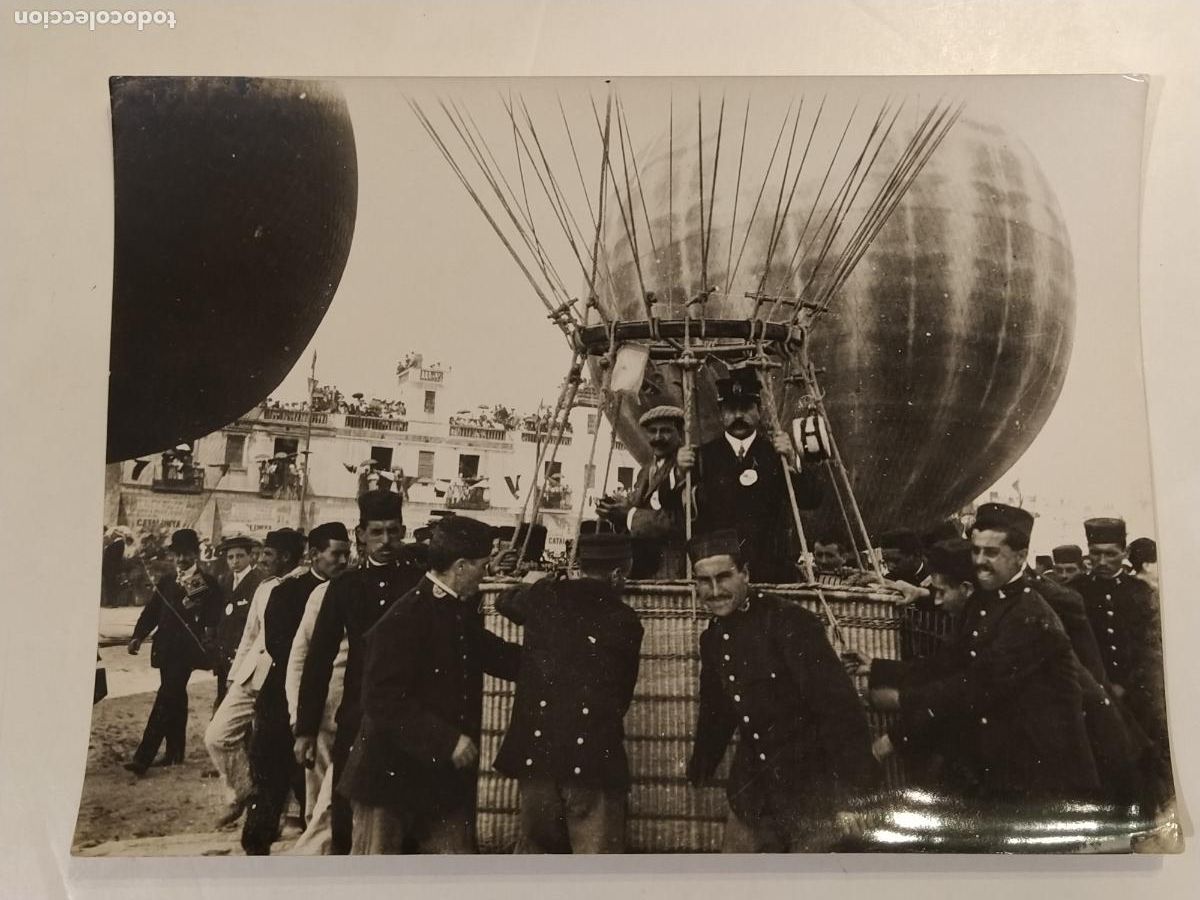Antique Photography: BARCELONA - EXPOSICION DE GLOBOS - FOTOGRAFIA ANTIGUA DE PRENSA O EDITORIAL - 106