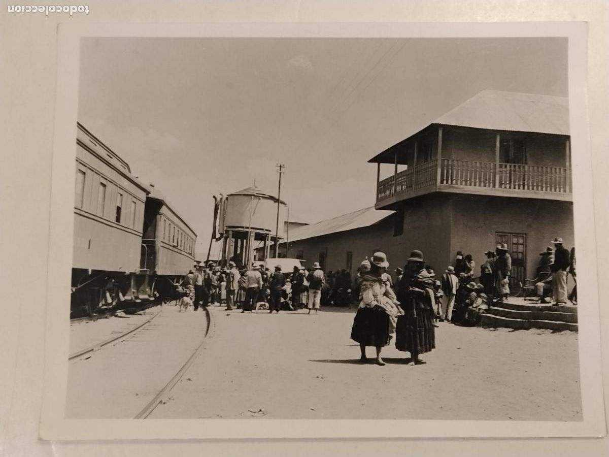 Fotograf&iacute;a antigua: ESTACION DEL FERROCARRIL - FOTOGRAFIA ANTIGUA DE PRENSA O EDITORIAL - 108