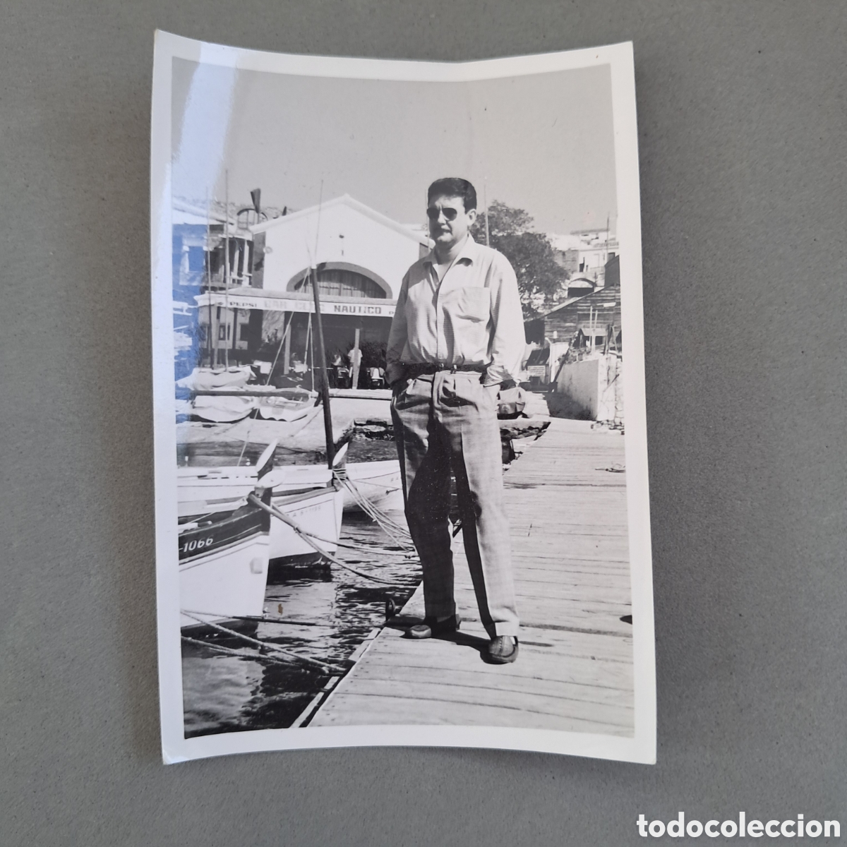 Fotograf&iacute;a antigua: Antigua fotografia del Club N&aacute;utico de Palam&oacute;s (Girona). A&ntilde;o 1965