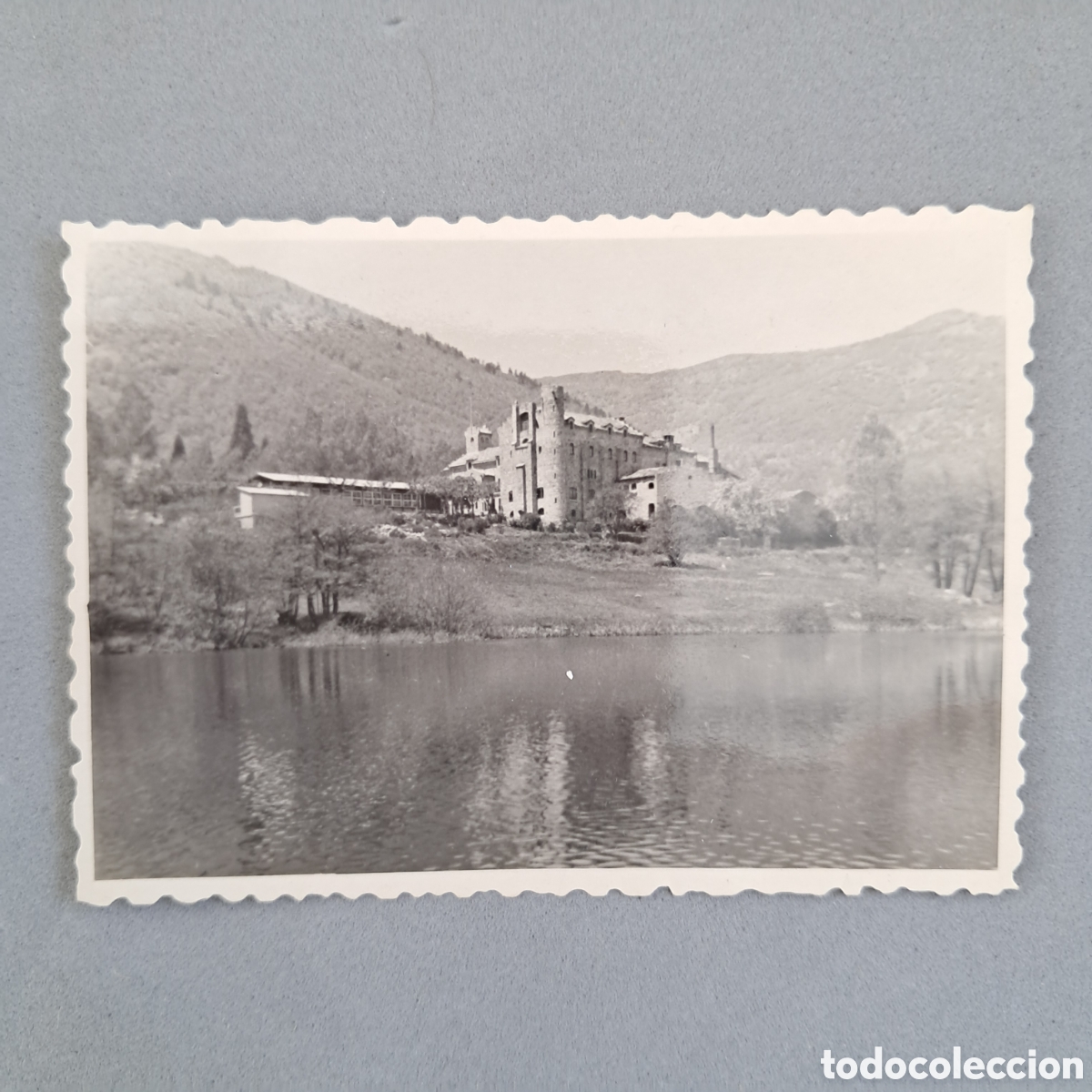 Fotograf&iacute;a antigua: Antigua fotografia del Hotel Santa Fe del Montseny, Fogars de Montcl&uacute;s, Barcelona. A&ntilde;os 50 - 60