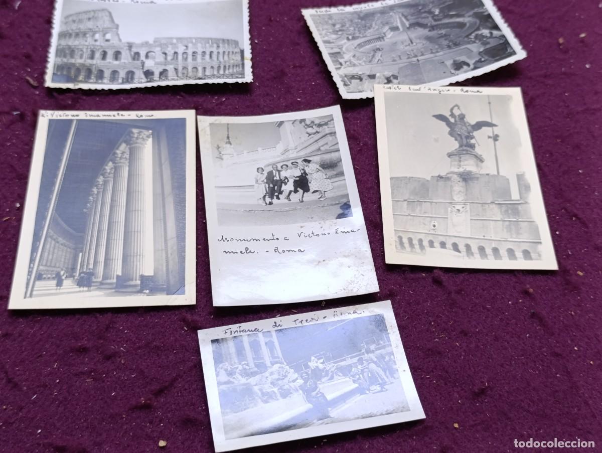 Alte Fotografie: 1940, Lote de 6 Antiguas Fotograf&iacute;as, excursi&oacute;n a Roma (1)