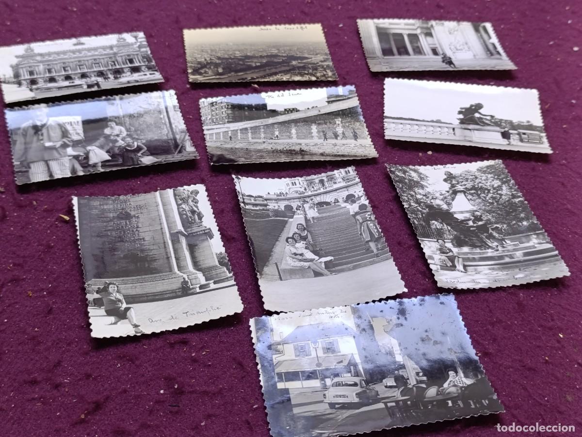 Photographie ancienne: 1960, Lote de 10 Antiguas Fotograf&iacute;as, excursi&oacute;n a Par&iacute;s