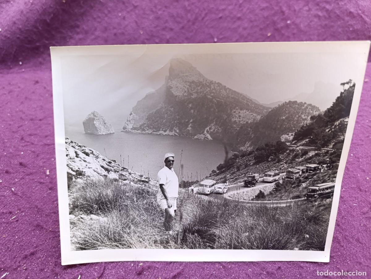 Fotografia antiga: Antigua Fotograf&iacute;a en b/n o sepia, Formentor, Mallorca, 1960&acute;s