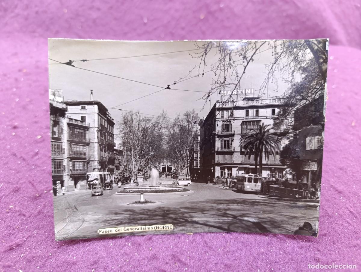 Antique Photography: Fotograf&iacute;a en b/n o sepia, Paseo del General&iacute;simo (BORNE), Palma de Mallorca, 1940&acute;s