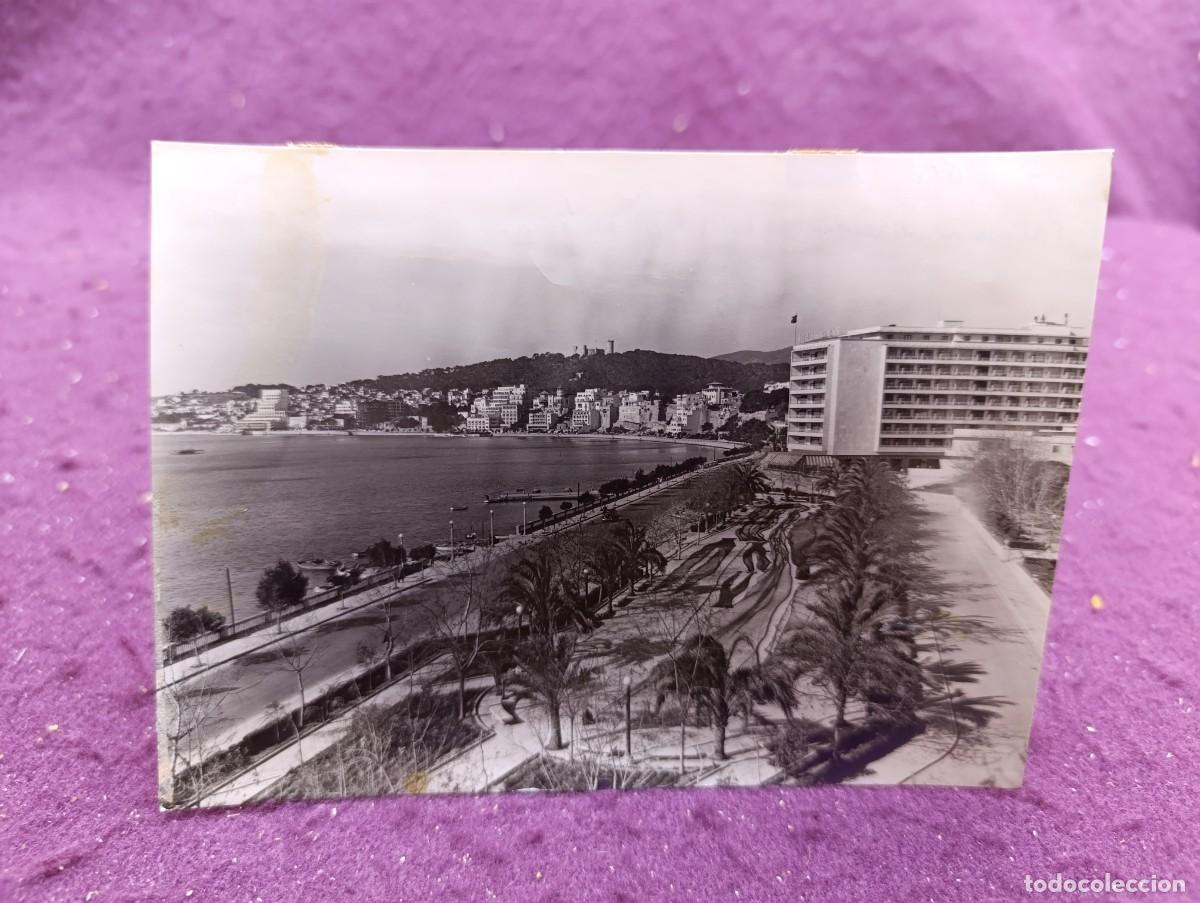 Fotograf&iacute;a antigua: Antigua Fotograf&iacute;a en b/n o sepia, paseo mar&iacute;timo, Palma de Mallorca, 1940&acute;s