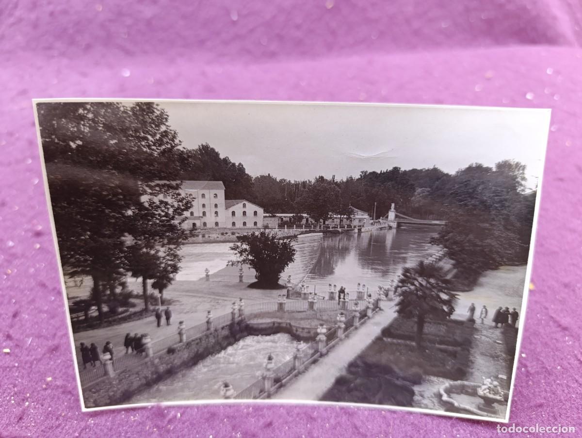 Alte Fotografie: Antigua Fotograf&iacute;a en b/n o sepia, Aranjuez, vista sobre el Tajo, 1934