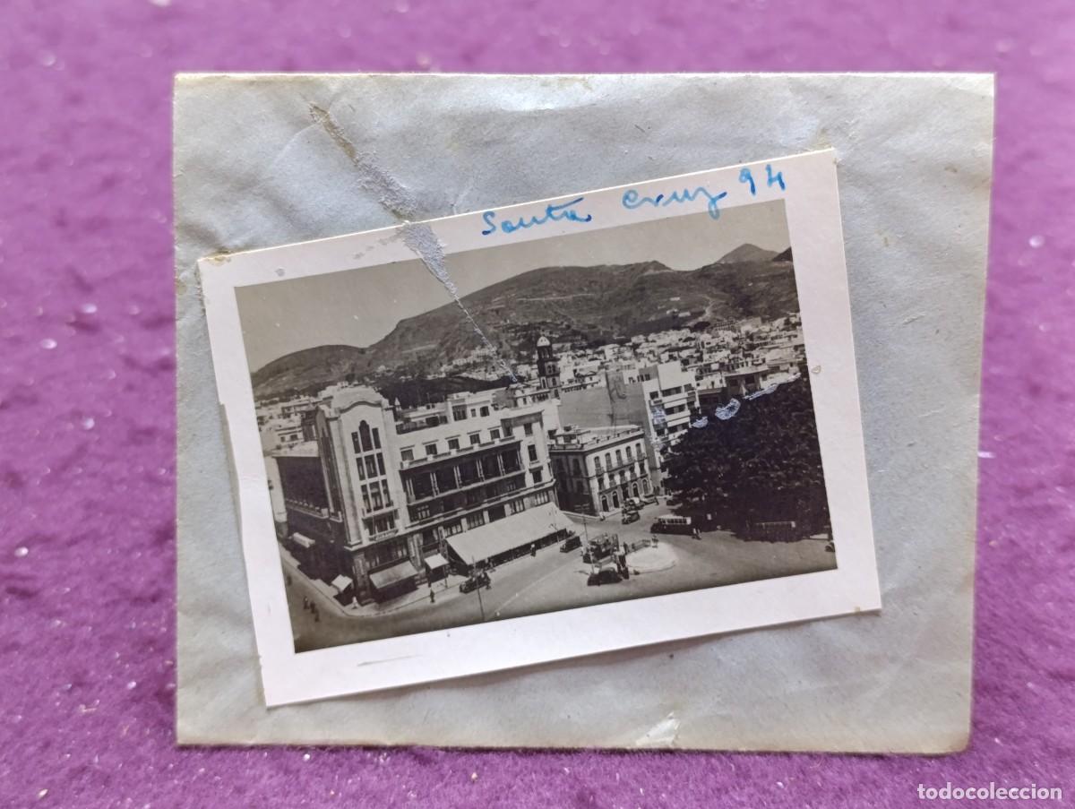 Fotograf&iacute;a antigua: Antigua Fotograf&iacute;a en b/n o sepia, Santa Cruz, 1940&acute;s, adherida a sobre