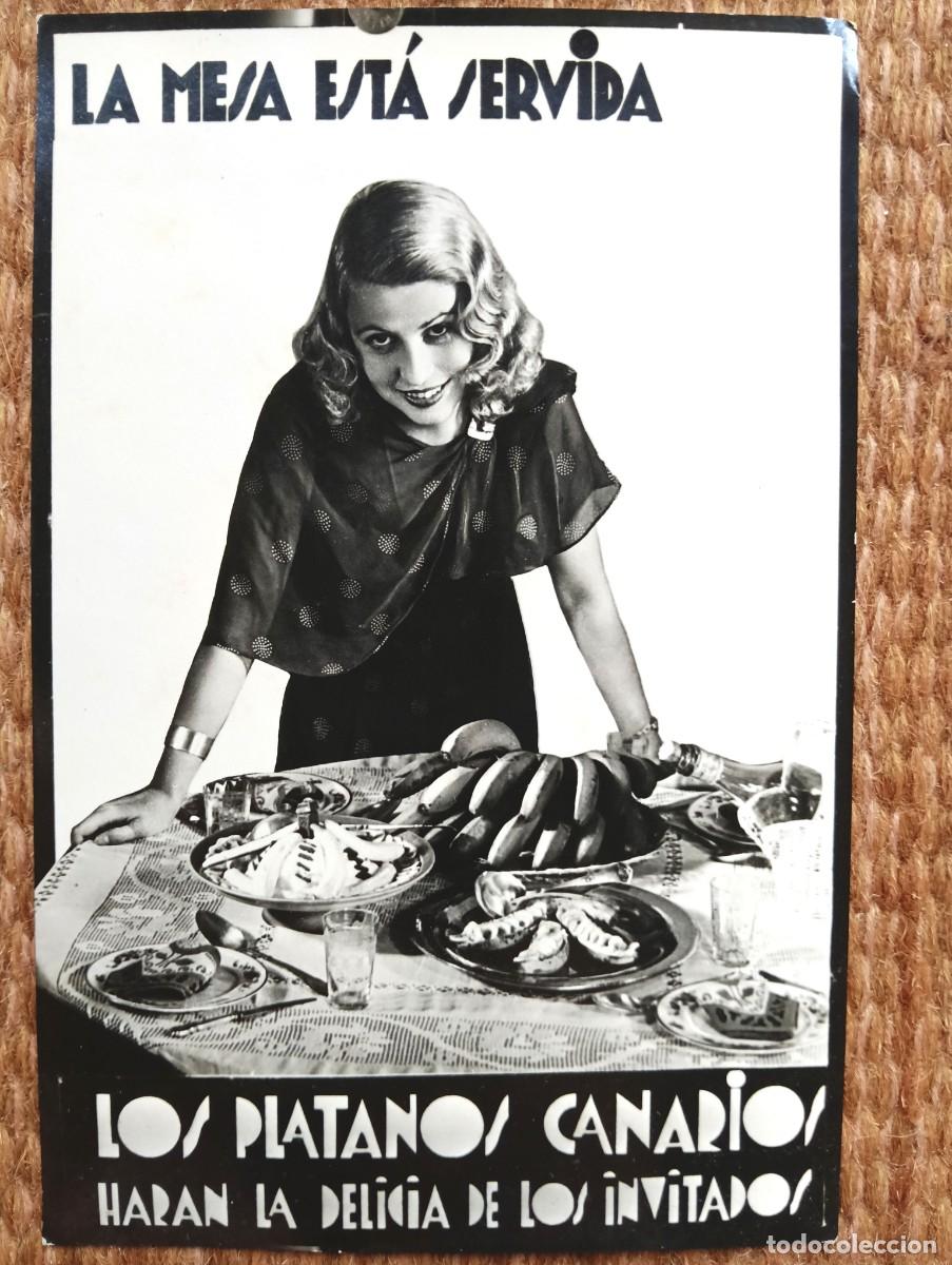Fotograf&iacute;a antigua: PLATANOS CANARIOS HARAN LAS DELICIAS DE LOS INVITADOS - A&Ntilde;OS 30