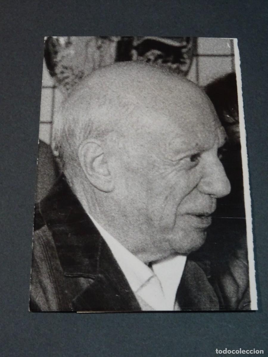 Fotograf&iacute;a antigua: Fotograf&iacute;a original de Pablo Picasso Ville da Vallauris, celebraci&oacute;n 80 aniversario, Malaga
