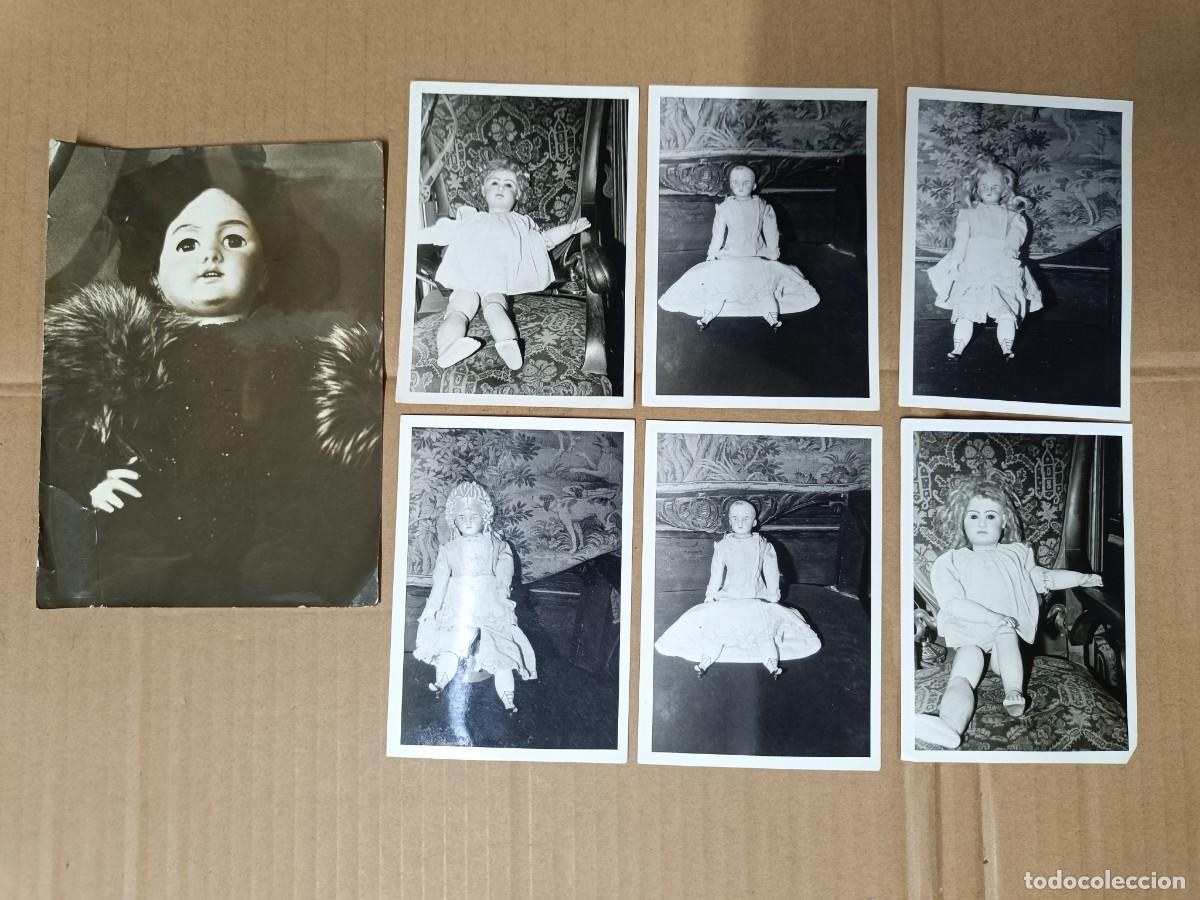 Fotograf&iacute;a antigua: LOTE DE 7 ANTIGUAS FOTOS DE MU&Ntilde;ECAS DE PORCELANA DEL SIGLO XIX -P25