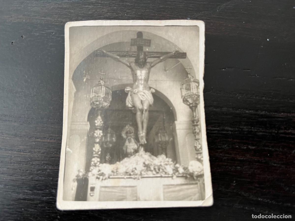 Fotograf&iacute;a antigua: 1921 Fotograf&iacute;a - carta postal posiblemente del paso del Sant&iacute;simo Cristo de las Misericordias de la