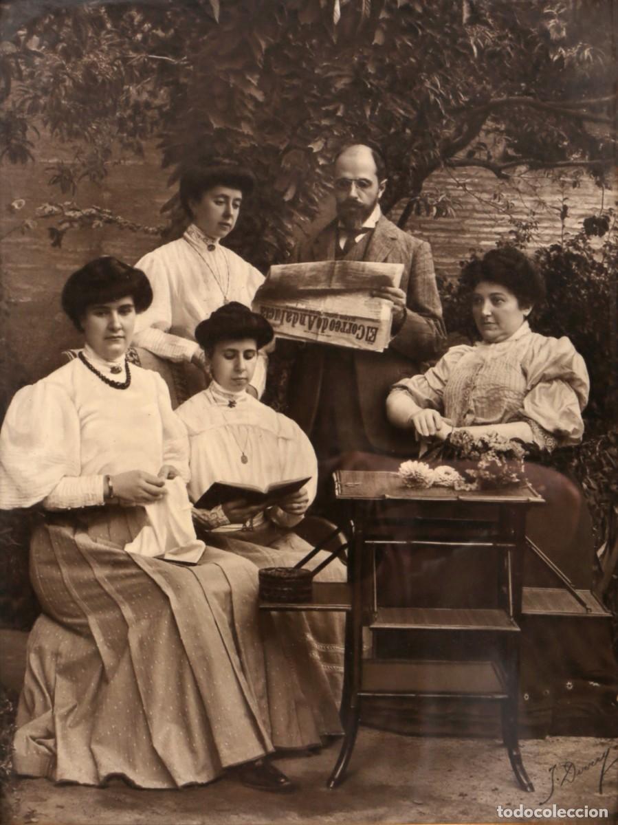 Fotograf&iacute;a antigua: Fotogr&aacute;fia de J. Derrey 1905-1910 GRAN TAMA&Ntilde;O