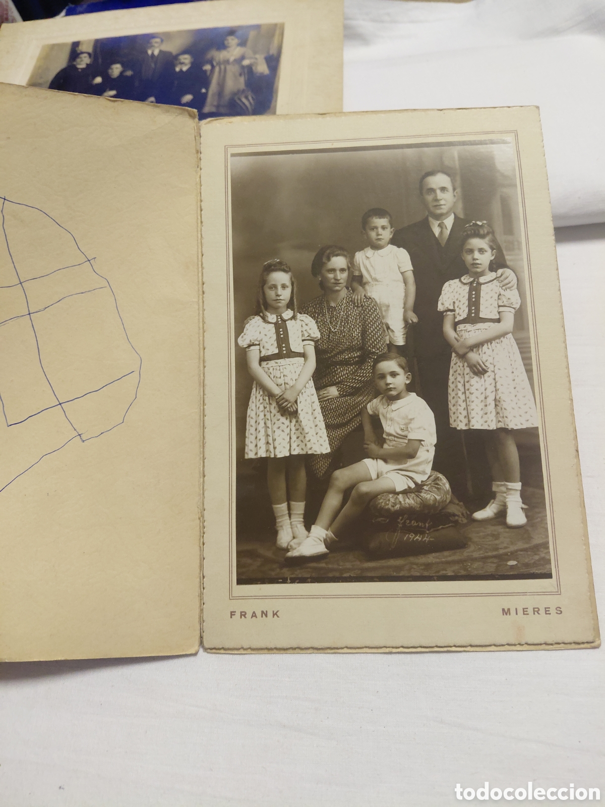 Fotograf&iacute;a antigua: ANTIGUA FOTOGRAFIA FAMILIA FOTOGRAFO FRANK MIERES 1944