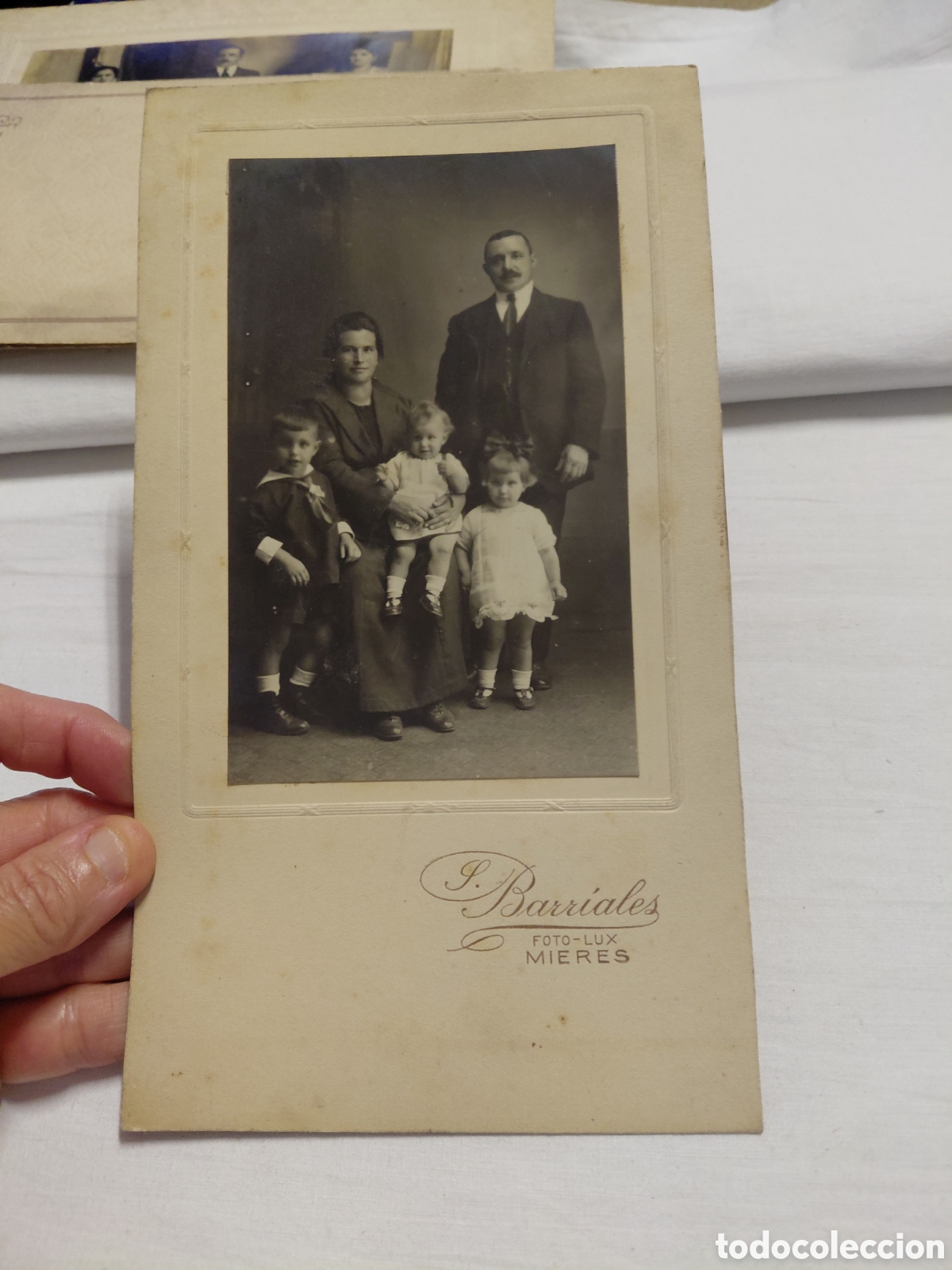 Fotograf&iacute;a antigua: ANTIGUA FOTOGRAFIA FAMILIA FOTOGRAFO BARRIALES FOTO-LUX MIERES