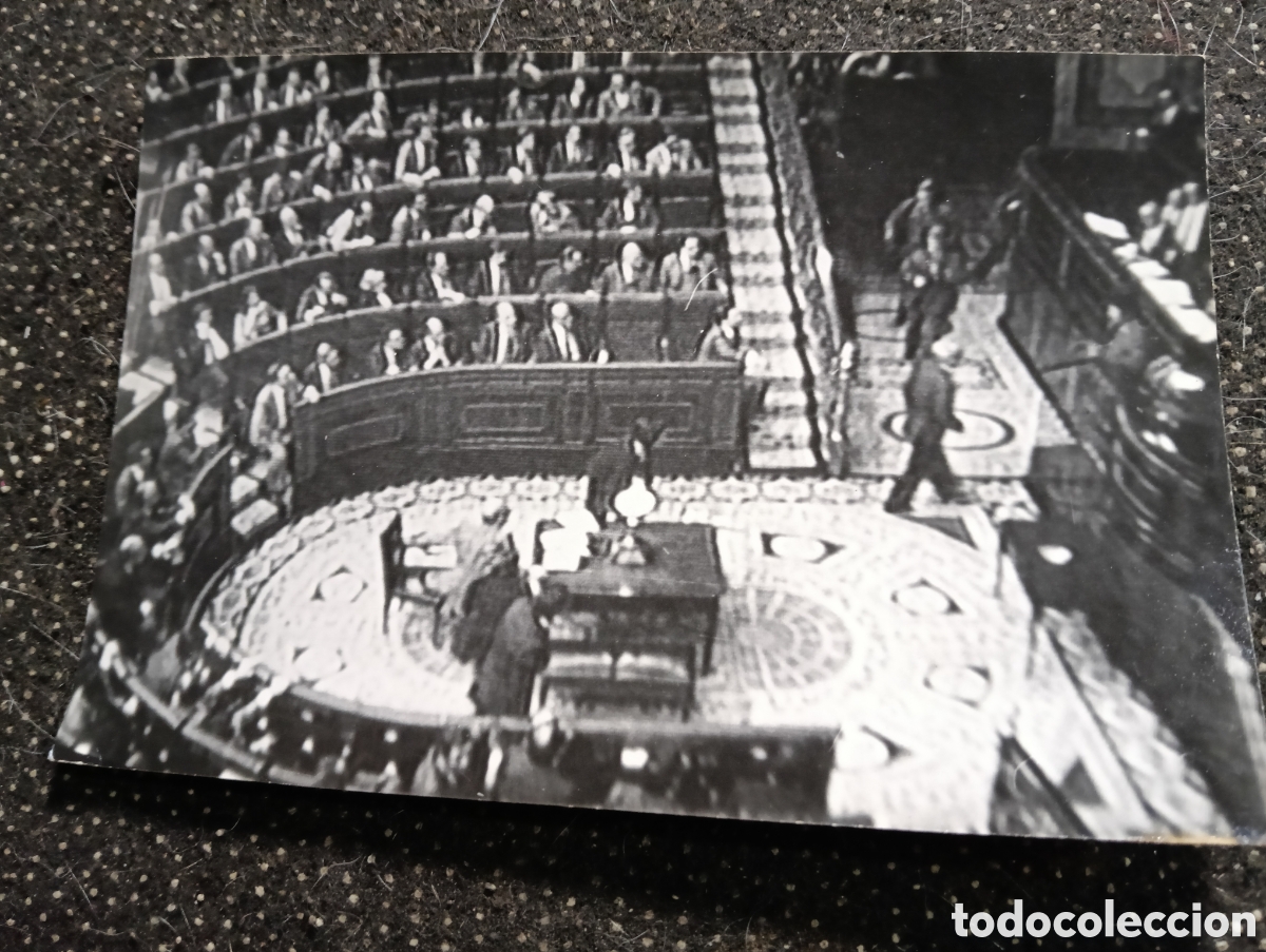 Fotograf&iacute;a antigua: Fotograf&iacute;a original del Golpe de Estado 23 de Febrero de 1981