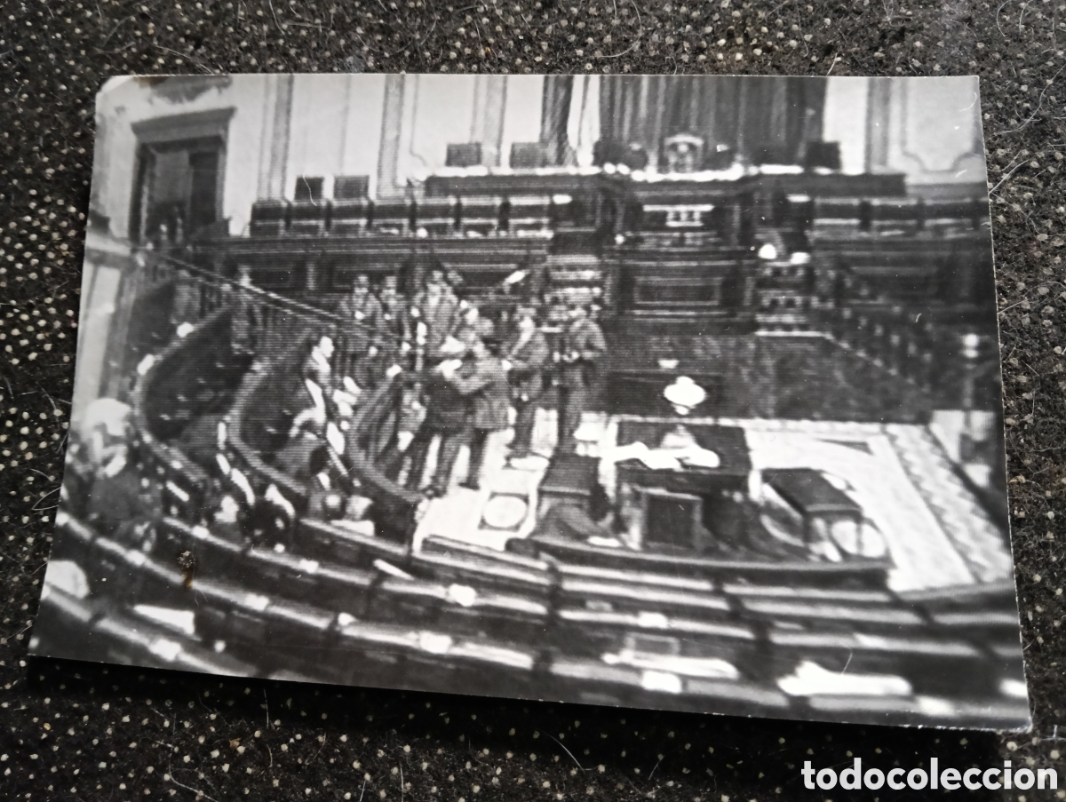 Fotograf&iacute;a antigua: Fotograf&iacute;a original del Golpe de Estado 23 de Febrero de 1981