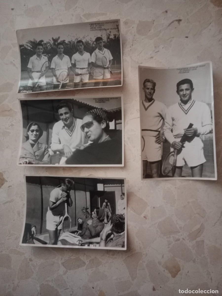 Fotograf&iacute;a antigua: 4 FOTOS CAMPEONATO UNIVERSITARIO DE TENIS - CLUB VALENCIA - A&Ntilde;OS 1951 y 1952