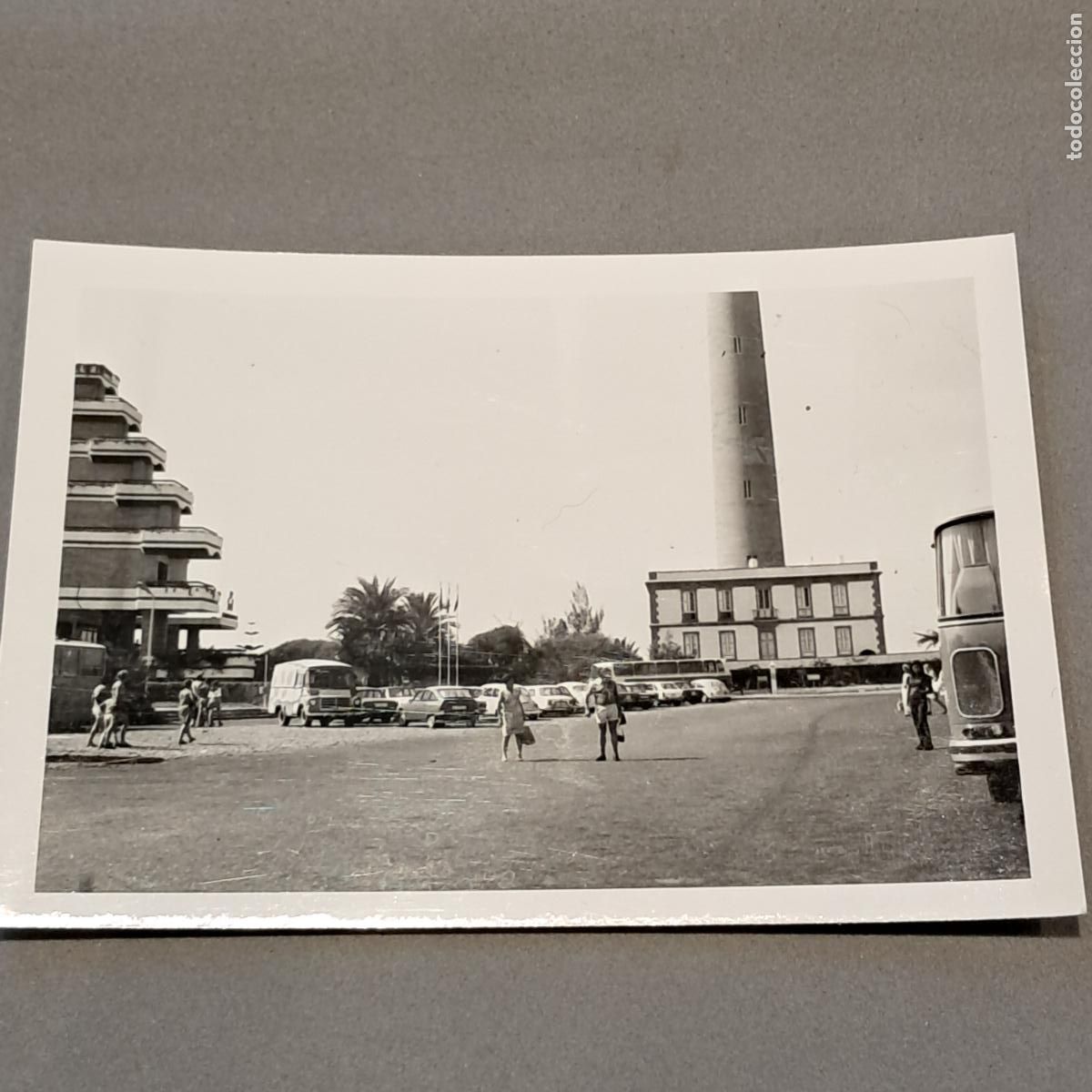 Fotograf&iacute;a antigua: Antigua fotograf&iacute;a de Gran Canaria. A&ntilde;os 60. Faro de Maspalomas