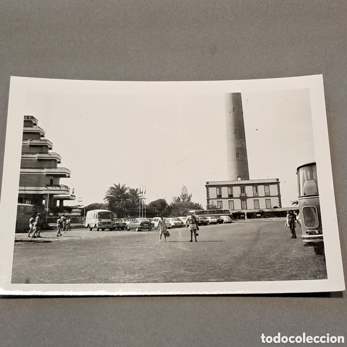 Fotograf&iacute;a antigua: Antigua fotograf&iacute;a de Gran Canaria. A&ntilde;os 70. Faro de Maspalomas