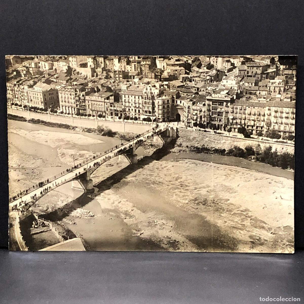 Fotograf&iacute;a antigua: VISTA A&Eacute;REA DE L&Eacute;RIDA - 1928 - RECUERDO DE LA EXPOSICI&Oacute;N AGR&Iacute;COLA - CONFEDERACI&Oacute;N HIDROGR&Aacute;FICA / 415