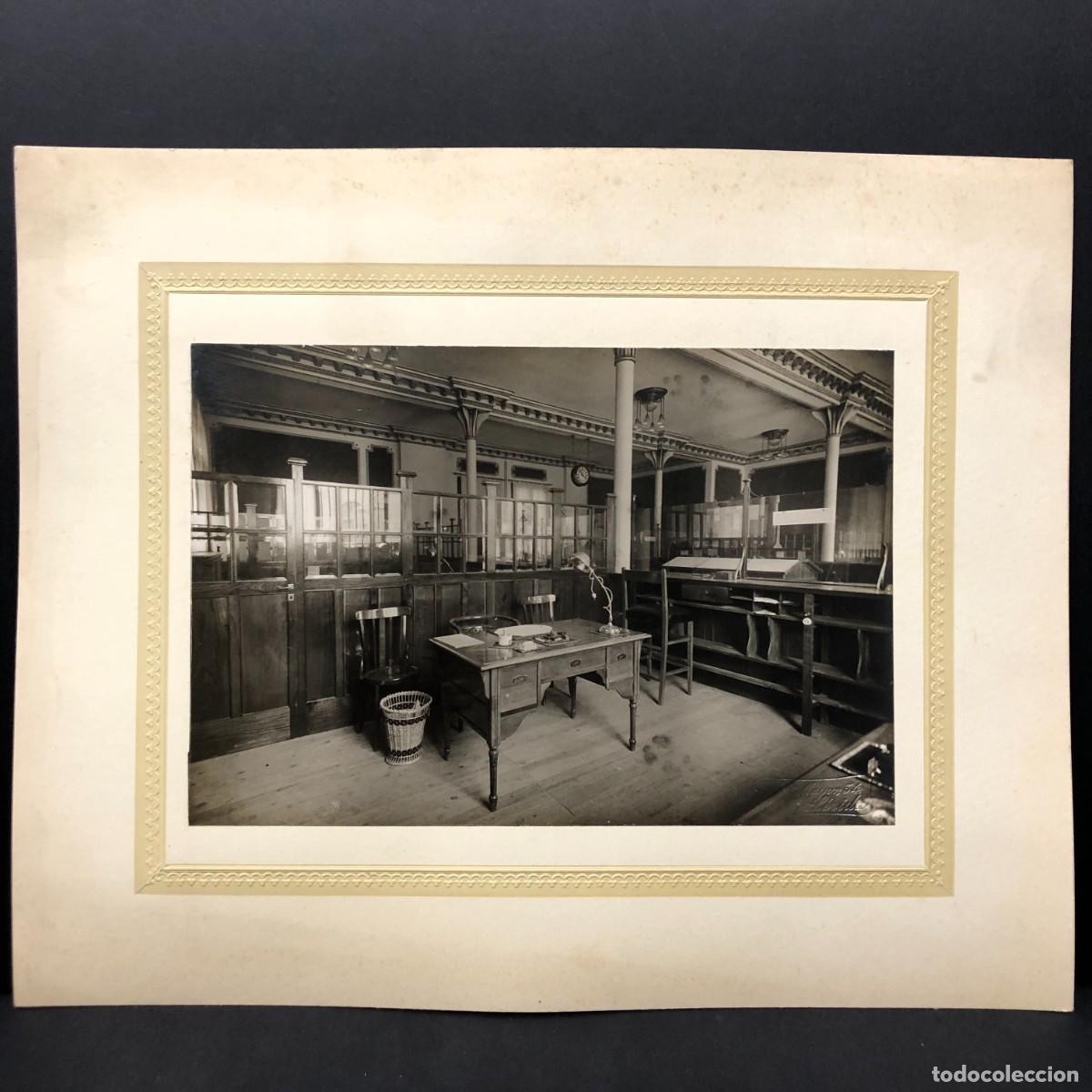 Fotograf&iacute;a antigua: OFICINAS DE CORREOS - L&Eacute;RIDA - C. 1900 - FOTO FARR&Aacute;N - CALLE MAYOR, 34 - LLEIDA - 34 X 27 CM / 422