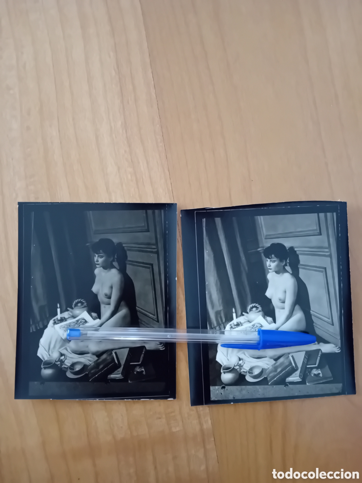 Fotograf&iacute;a antigua: DOS FOTOGRAF&Iacute;A ER&Oacute;TICA. MUJER DESNUDA. A&Ntilde;OS 40-50