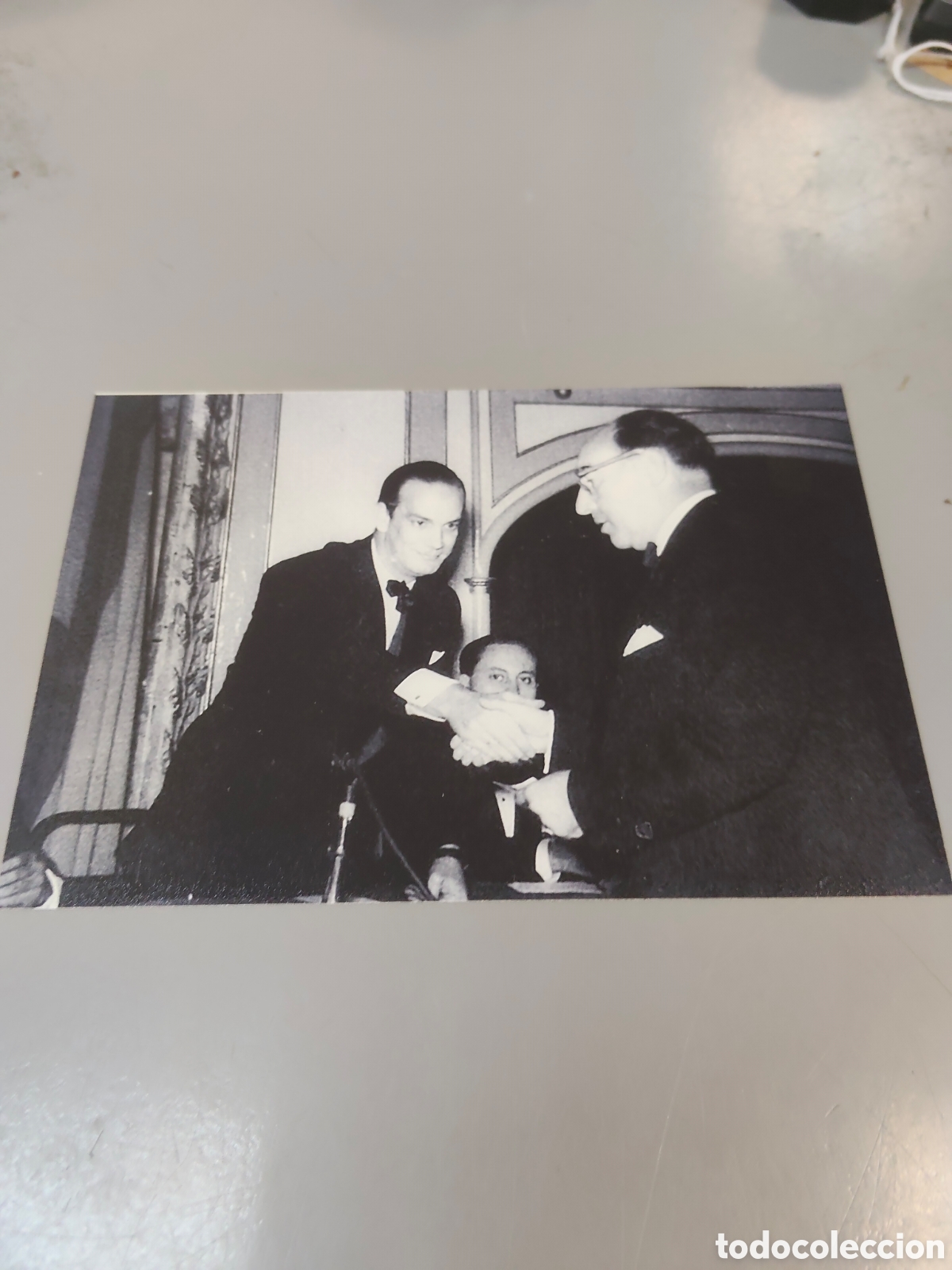 Fotograf&iacute;a antigua: Fotograf&iacute;a original CAMILO Jos&eacute; Cela y Blanco Taboada presidente Sporting CLUB