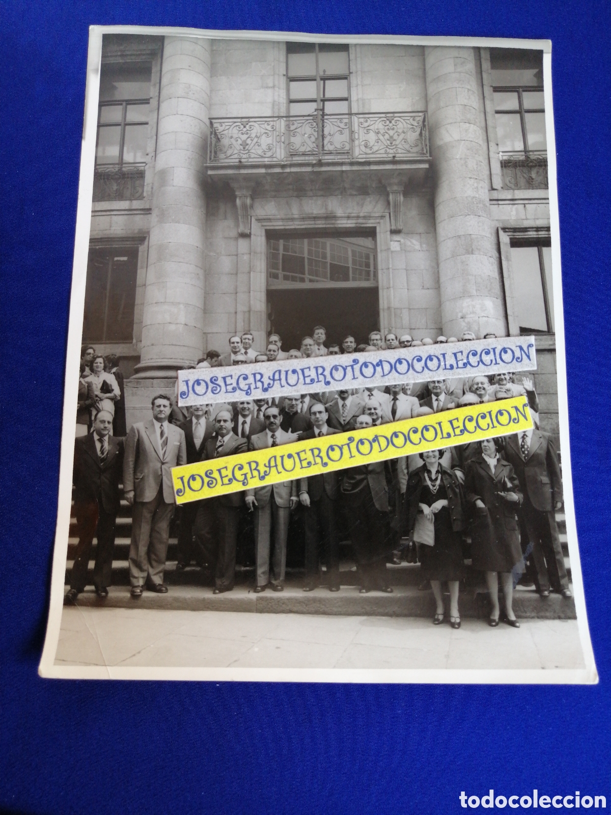 Fotograf&iacute;a antigua: FACULTAD DE DERECHO- SANTIAGO DE COMPOSTELA (GALICIA) POSANDO MODELOS FOTO ANTIGUA SIGLO PASADO