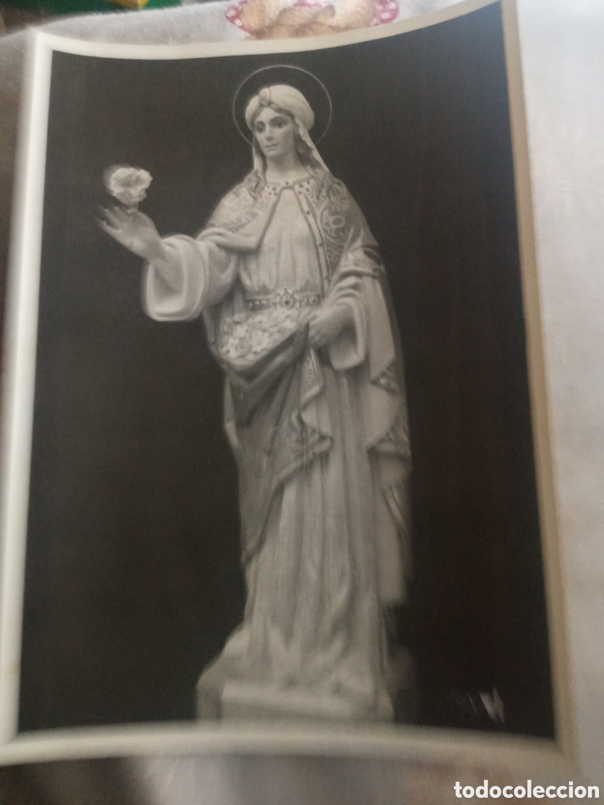 Fotograf&iacute;a antigua: Antigua fotograf&iacute;a religiosa, Ragel, Ram&oacute;n de la Cruz, 69,Madrid, mide 23,2x16,5cm