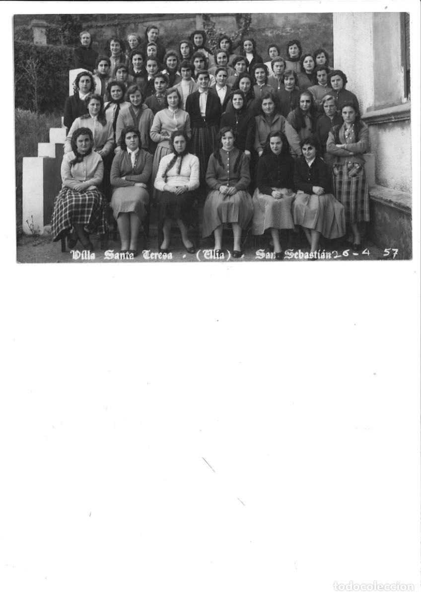 Fotograf&iacute;a antigua: VILLA DE SANTA TERESA. SAN SEBASTIAM. Fotograf&iacute;a grupal