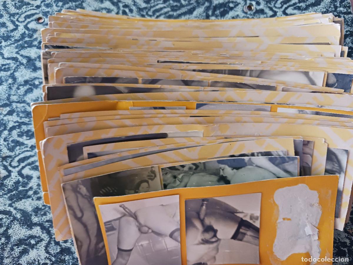 Fotograf&iacute;a antigua: 141 fotografias, collage de fotos pornograficas antiguas, 46 cartulinas