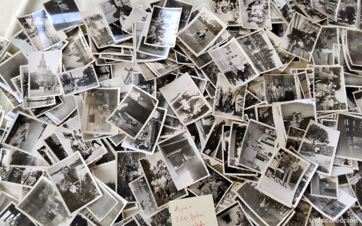 Fotograf&iacute;a antigua: LOTE DE APROX 260 FOTOGRAFIAS TROQUELADAS A&Ntilde;OS 40 Y 50 LA MAYORIA ,TAMA&Ntilde;O PEQUE&Ntilde;O 9X6 CTM