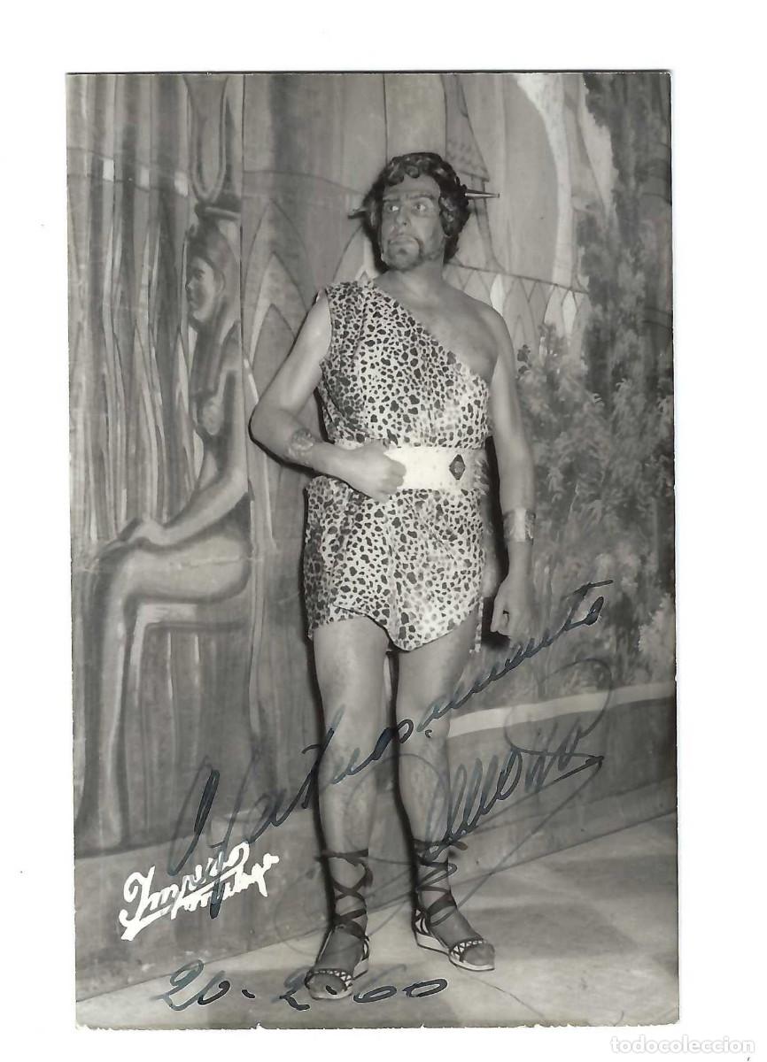 Fotograf&iacute;a antigua: FOTO ART&Iacute;STICA CON FIRMA AUT&Oacute;GRAFA- JOS&Eacute; SIMORRA. BARITONO. FOTO IMPERIO. M&Aacute;LAGA. 1960