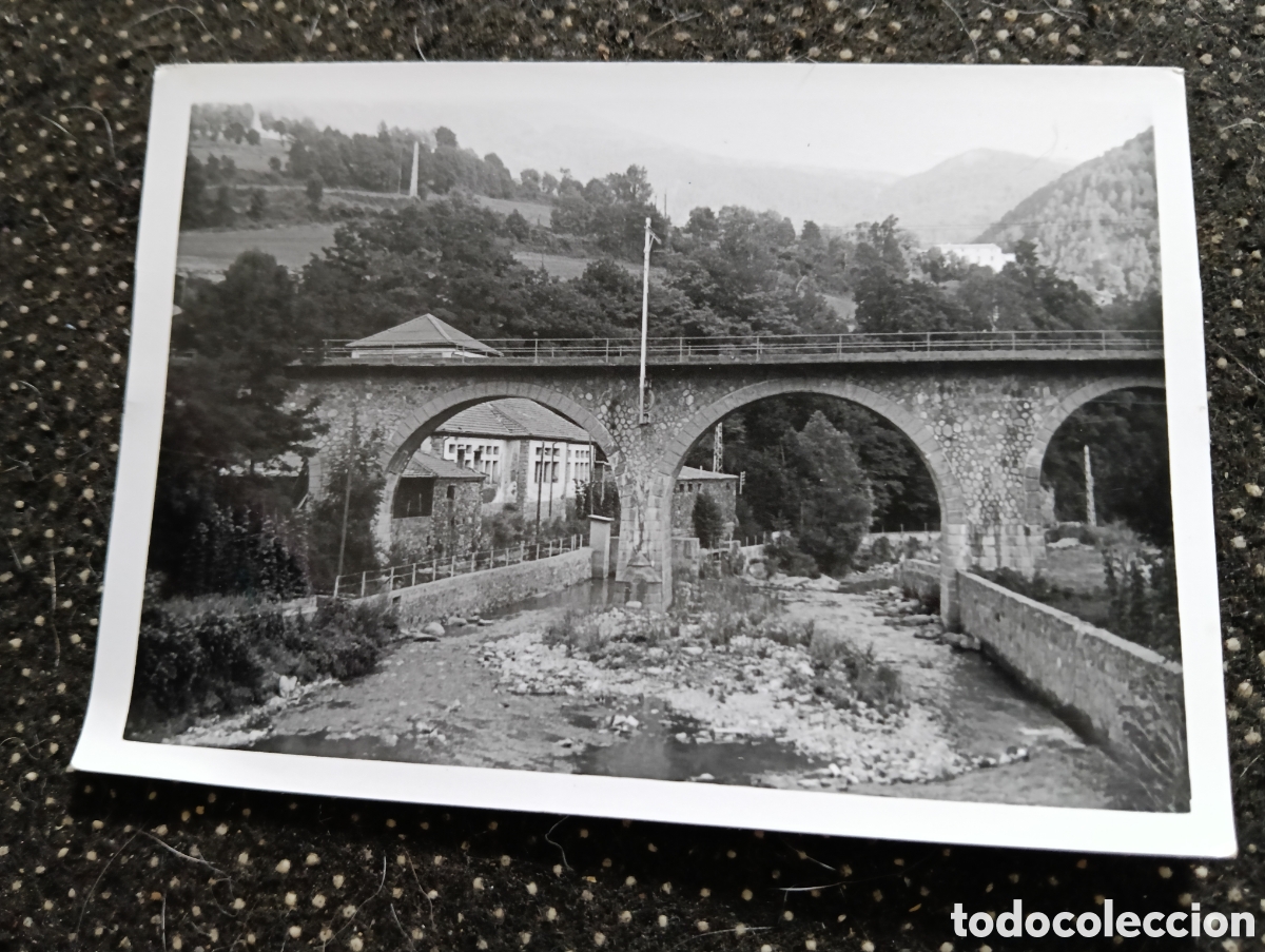 Fotograf&iacute;a antigua: 1970 RIBAS DE FRESER-PUENTE DEL FERROCARRIL DE CREMALLERA