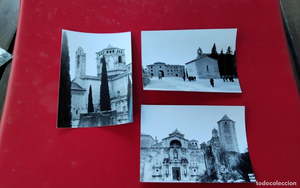 Fotograf&iacute;a antigua: POBLET,TRES FOTOGRAFIAS ANTIGUAS A&Ntilde;O 1973 MEDIDAS 10 X 7 CTM