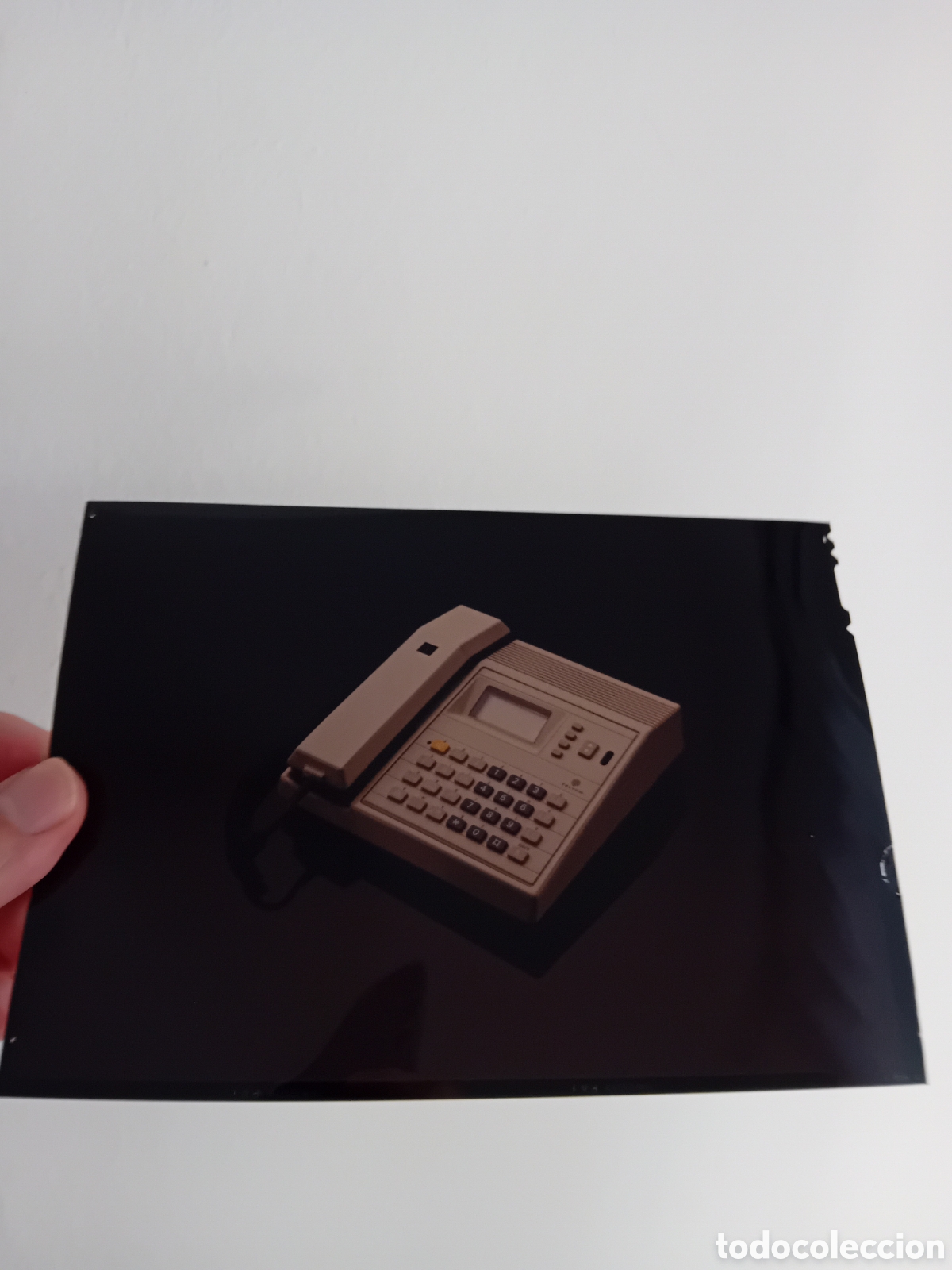 Fotograf&iacute;a antigua: DIAPO GRAN FORMATO TELEFONO TELEFONICA. FOTO PROFESIONAL. A&Ntilde;OS 90