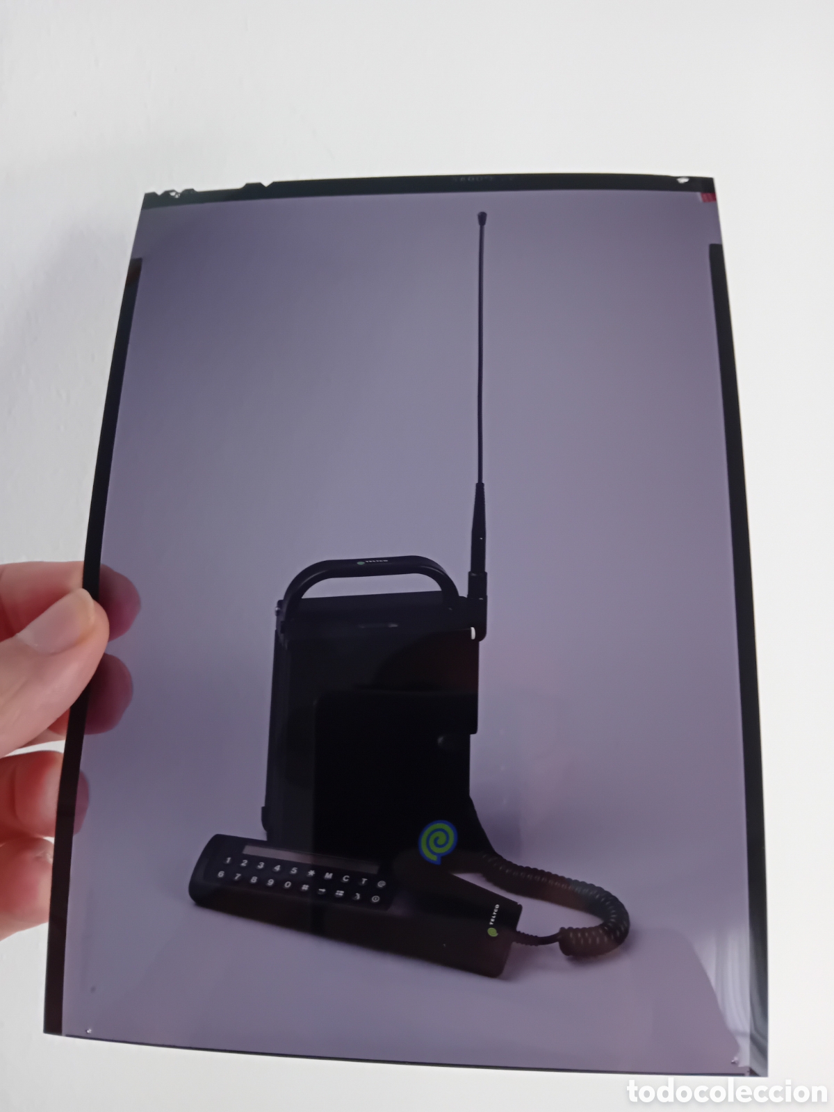 Fotograf&iacute;a antigua: DIAPO GRAN FORMATO TELEFONO INALAMBRICO TELYCO TELEFONICA. FOTO PROFESIONAL. A&Ntilde;OS 90