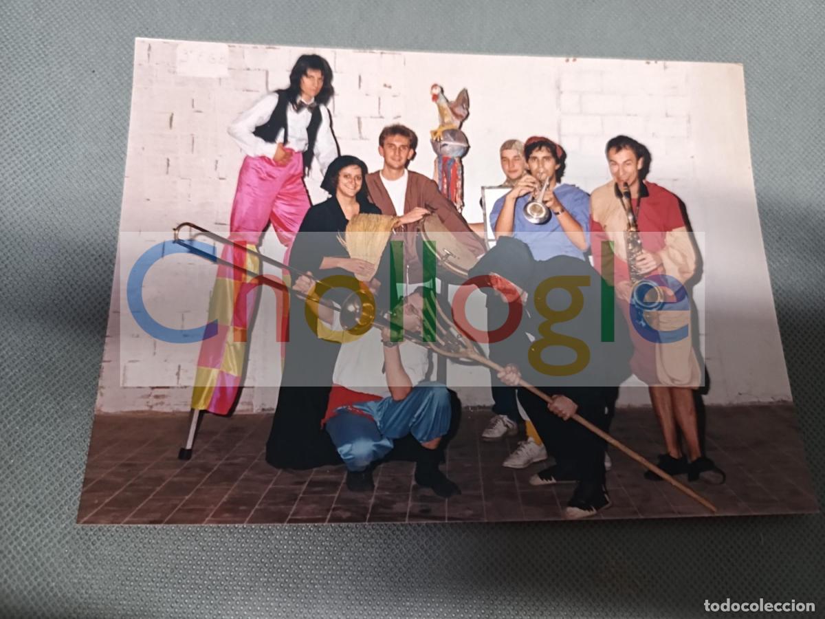 Fotograf&iacute;a antigua: El Gall del Fanalet fotografia originall folklore pasacalles cervavila